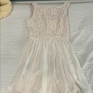 Elegant Lace womans Dress in Cream